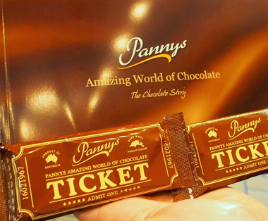 Panny's chocolate ticket