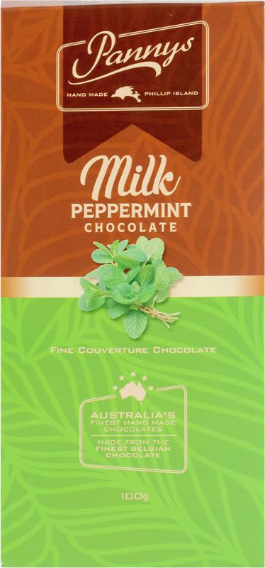 Milk Peppermint Chocolate 100g